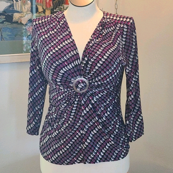Ladies L stretch blouse ABStudio - Picture 1 of 6